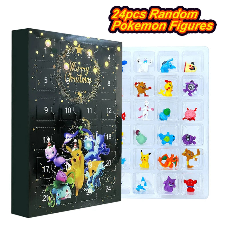 Pokémon Pikachu Bulbasaur Mini Figure Advent Calendar