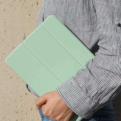 iPad Case with Pencil Holder – Tri-Fold Smart Cover for All Models