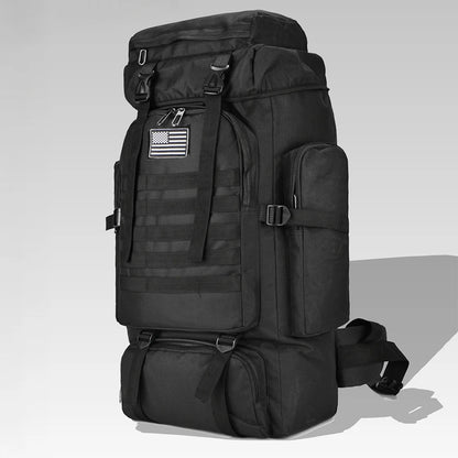 Large Tactical Hiking Backpack – 80L/100L Military Molle Bag for Camping & Travel