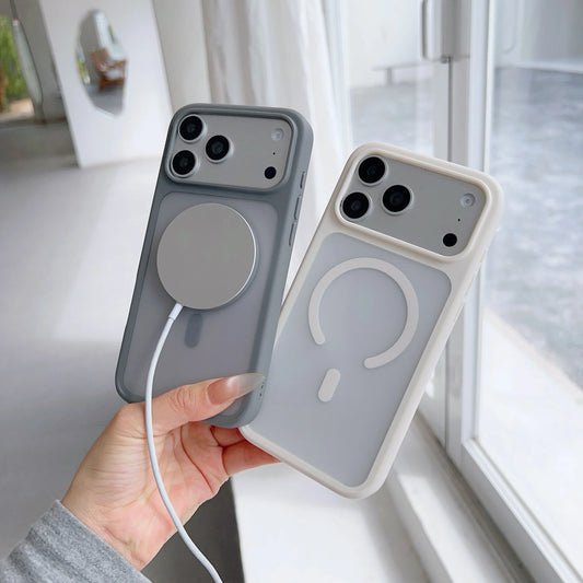 Magnetic Matte Original Translucent iPhone Case