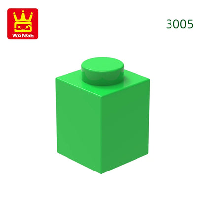 Wange 3005 1x1 Basic Brick MOC Parts – 232pcs Bulk Pack