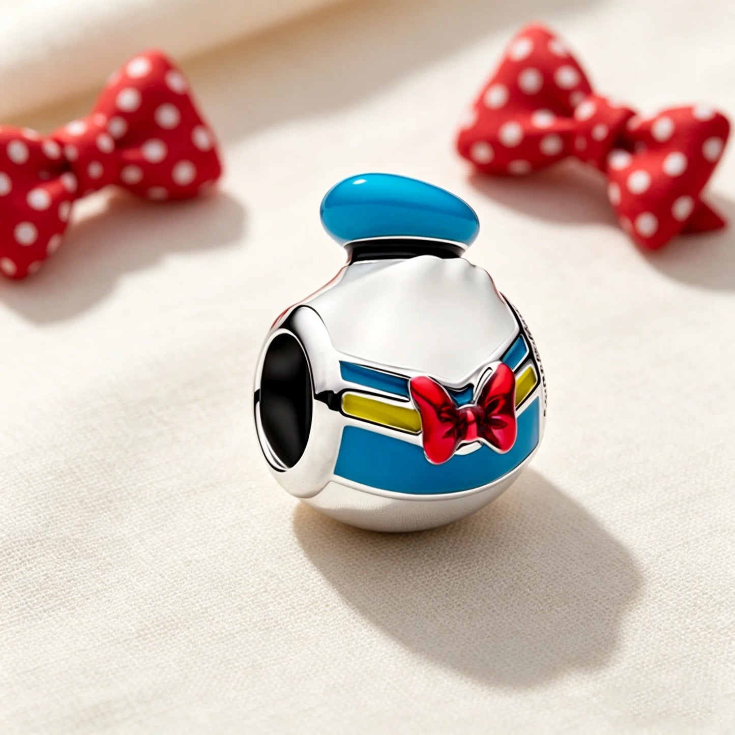 Disney Character Charm Bead – Fits Snake Chain Bracelet & Necklace