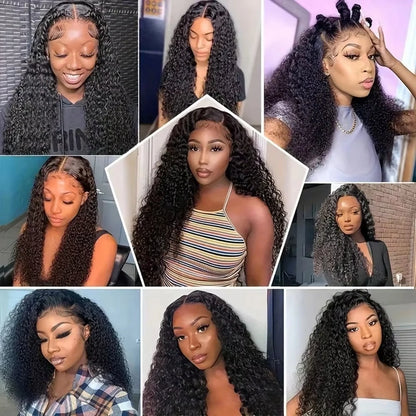 Deep Wave Human Hair Lace Front Wig – 13x4 & 13x6 HD Lace