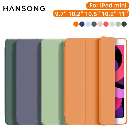 Magnetic iPad Case – Smart Tri-Fold Cover for All Models