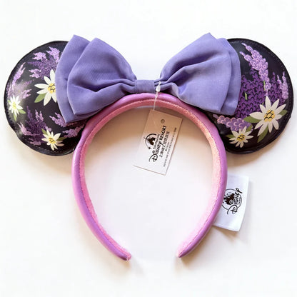 Minnie Mouse Sequin Ears Headband with Bow – Disney Park Style