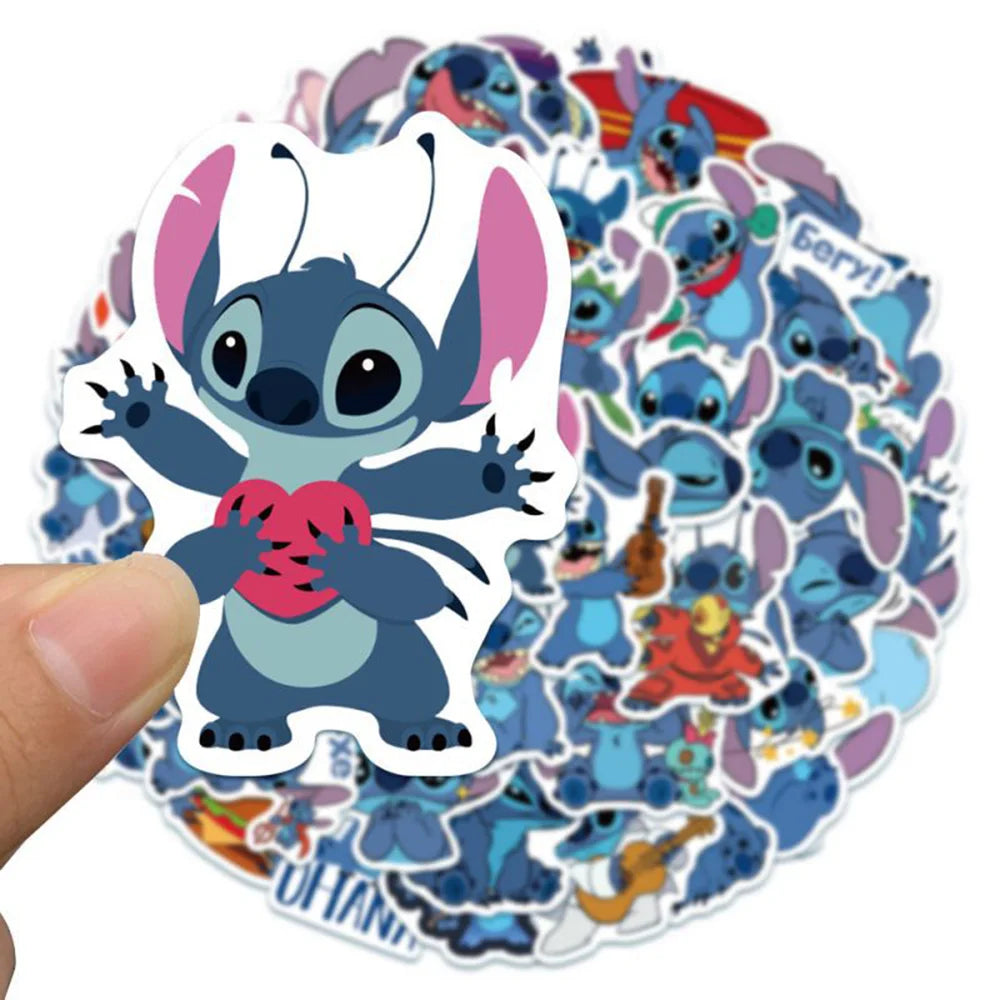 Lilo & Stitch Stickers Pack – 10/30/50/100 PCS Cartoon Decals