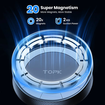 TOPK MagSafe Magnetic Car Phone Holder – Air Vent Mount