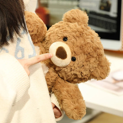 Cute Teddy Bear Plush Toy – 11" Soft Stuffed Animal Gift