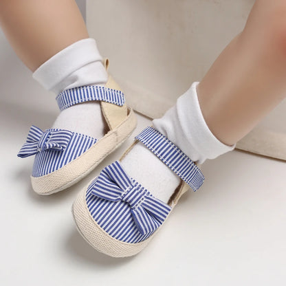 Baby Girl Bow Sandals Soft Sole First Walker Shoes