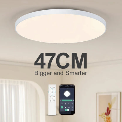 Smart LED Ceiling Light Dimmable | Remote & App Control