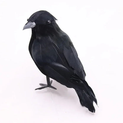 Realistic Artificial Crow Halloween Decoration – 1 or 3pcs