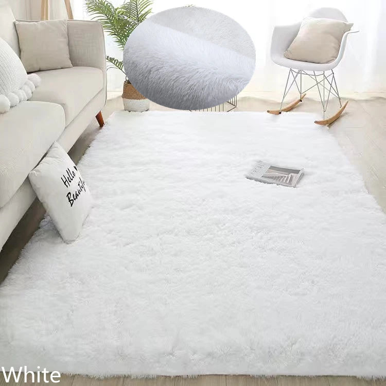 Fluffy Shaggy Area Rug – Soft Non-Slip Carpet for Living Room & Bedroom