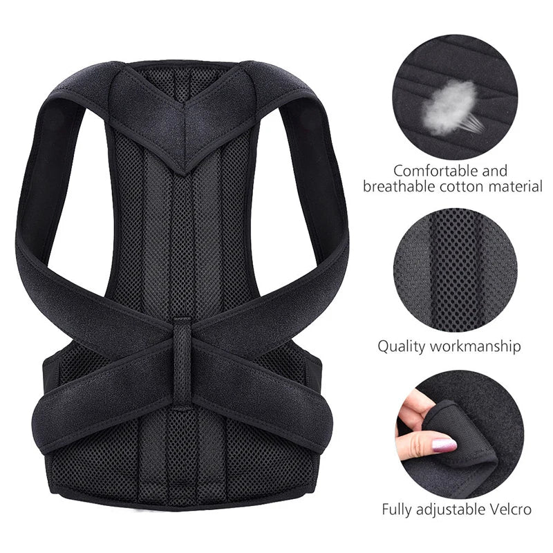 Posture Corrector Back Brace – Clavicle & Shoulder Support for Men & Women