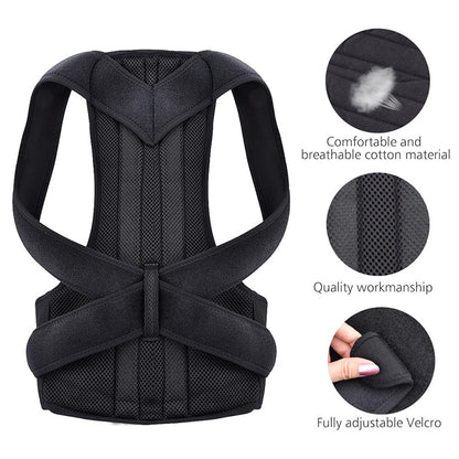 Posture Corrector Back Brace – Clavicle & Shoulder Support for Men & Women