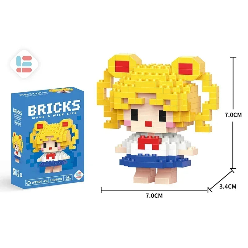 Mini Building Blocks Cartoon Character Figure – Tsum Tsum Style