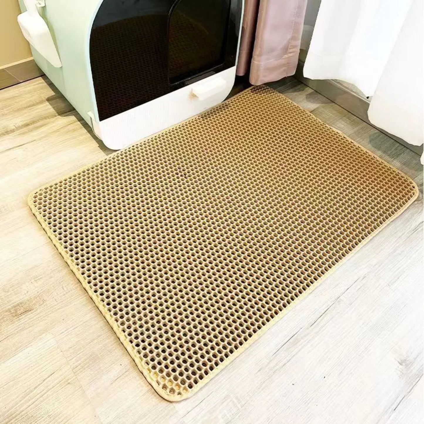 Cat Litter Mat Double Layer Waterproof & Non-Slip EVA Pad