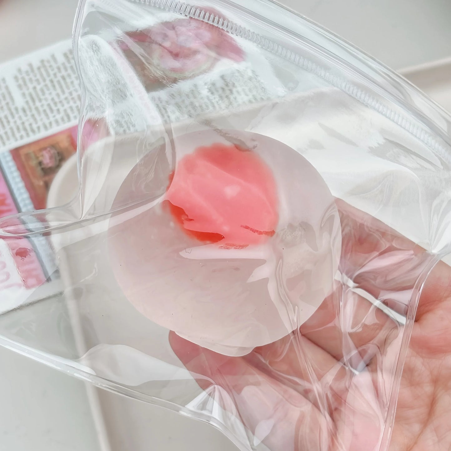 Kawaii Squishy Squeeze Toy – Slow Rebound Stress Relief Ball for Desk & Fidget