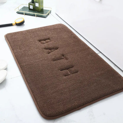 Memory Foam Bath Mat – Non-Slip Super Absorbent Bathroom Rug
