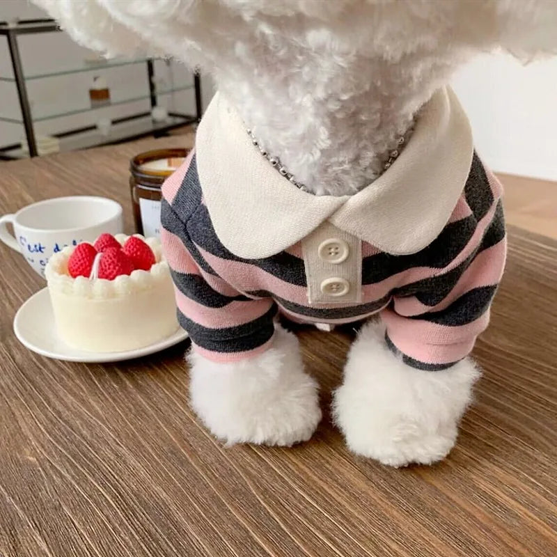 Dog Polo Shirt – Soft Breathable Cotton Pet Clothes