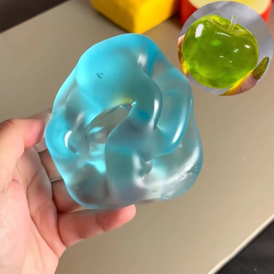 Fruit Squishy Stress Ball – Soft Slow-Rising Fidget Toy for Kids & Adults