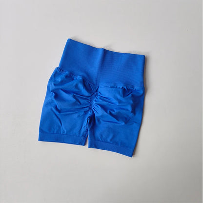 High-Waist Yoga Shorts for Women – Butt Lift Fitness Shorts