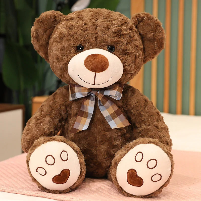 Teddy Bear Plush Stuffed Animal Toy with Bow Tie