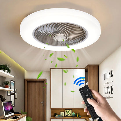 Smart Ceiling Fan with LED Light & Remote Control | 52cm