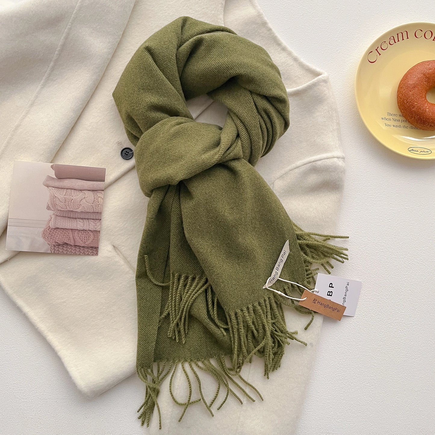 Cashmere Winter Scarf for Women – Warm Long Pashmina Shawl