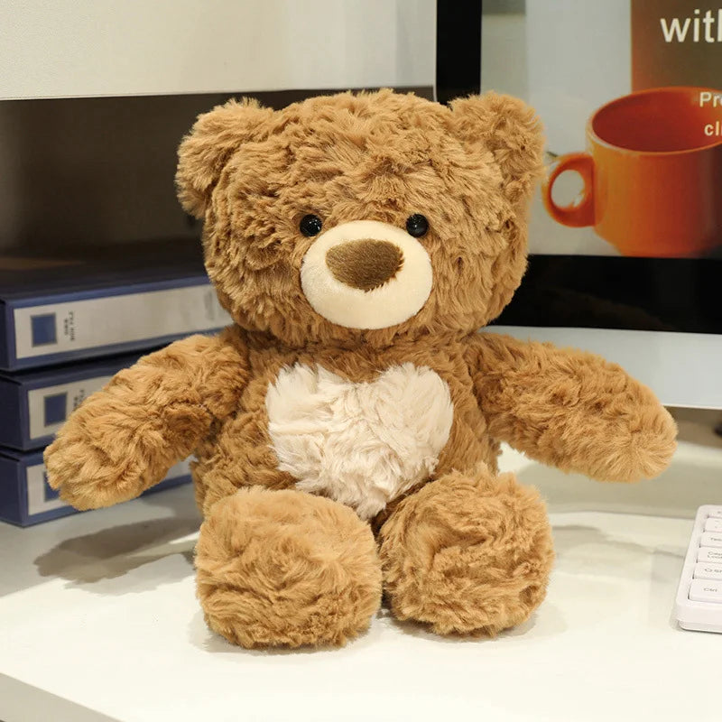 Cute Teddy Bear Plush Toy – 11" Soft Stuffed Animal Gift