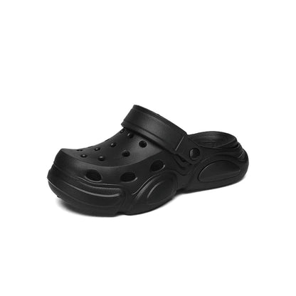 Men's Thick-Sole Clogs – Breathable Non-Slip Beach Sandals