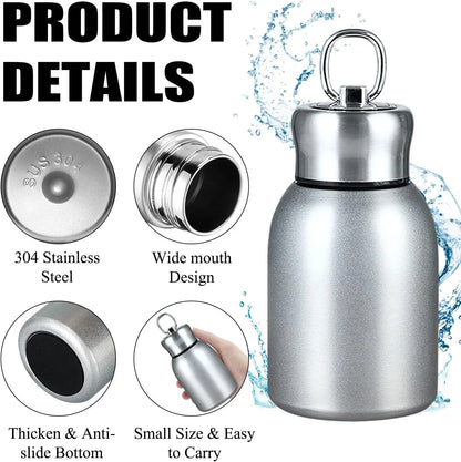 Mini Vacuum Insulated Water Bottle 10oz – Stainless Steel Travel Thermos