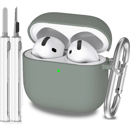 AirPods 4 Case – Military Grade Soft Silicone Shock-Absorbing Cover
