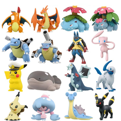 Takara Tomy Pokémon Mega Venusaur Blastoise Charizard Figure Collection