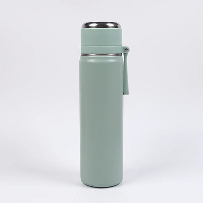 Vacuum Insulated Thermos Bottle – Stainless Steel Travel Water Bottle with Handle