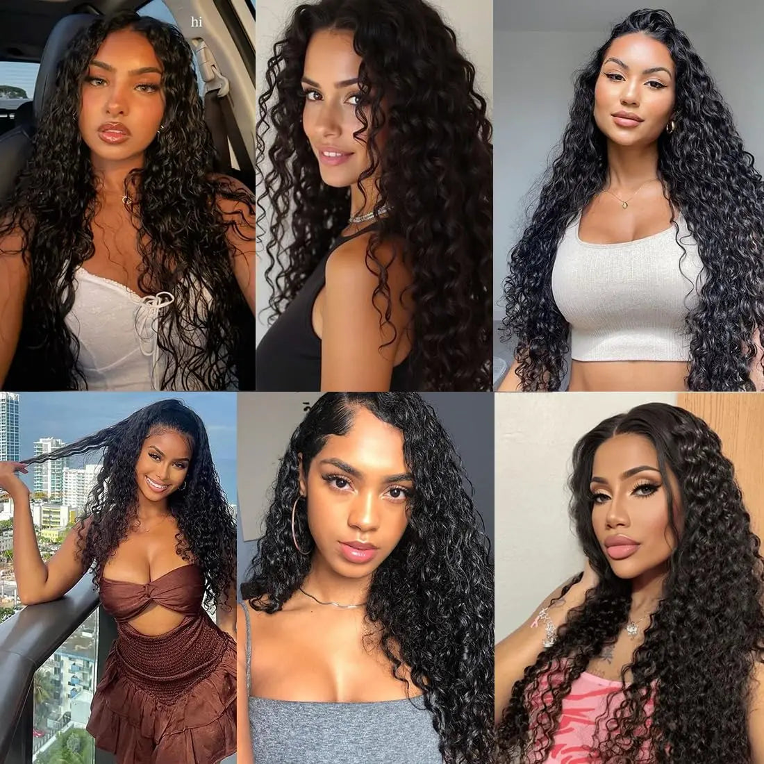 Deep Wave Lace Front Wig – Human Hair, Glueless 4x4 5x5 13x4 13x6, 180% 200% Density