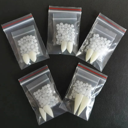 Vampire Fangs Halloween Costume Teeth with Adhesive Glue