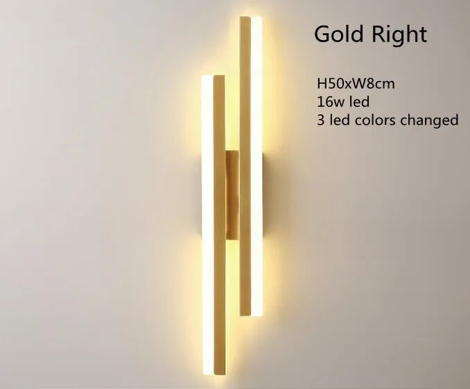LED Wall Sconce – Modern Acrylic Pipe Lamp for Bedroom & Living Room