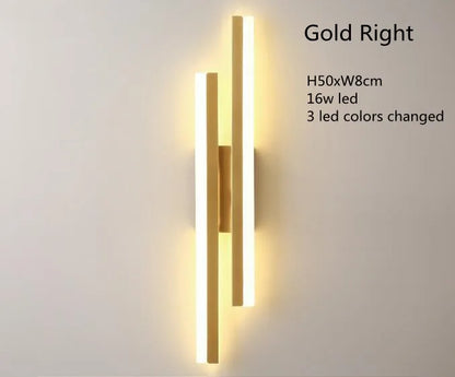 LED Wall Sconce – Modern Acrylic Pipe Lamp for Bedroom & Living Room