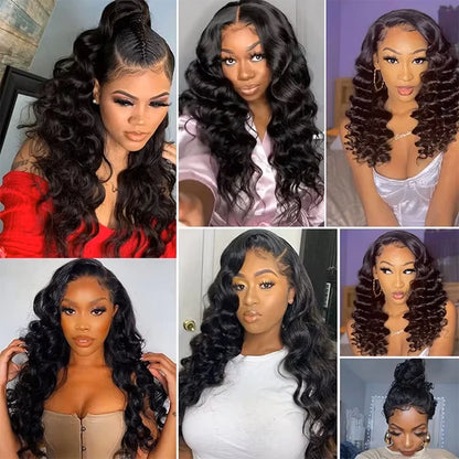 Loose Deep Wave Human Hair Bundles – 12A Brazilian Remy