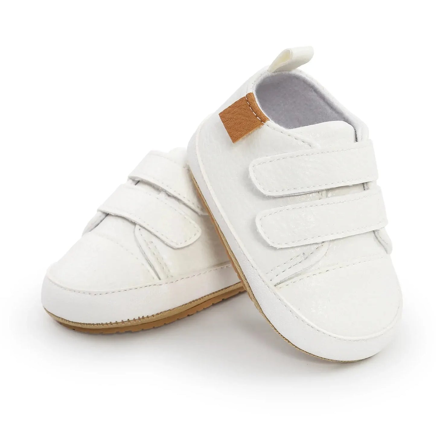 Baby First Walker Sneakers Anti-Slip PU Leather Shoes