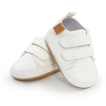 Baby First Walker Sneakers Anti-Slip PU Leather Shoes
