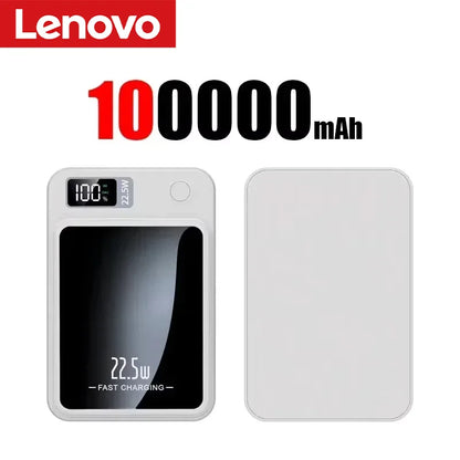 Lenovo Magnetic Wireless Power Bank 22.5W Fast Charging 50000–200000mAh