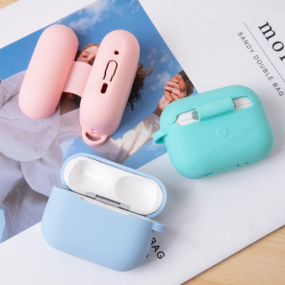 Silicone AirPods Pro 3 Case with Carabiner Clip – 25 Designs