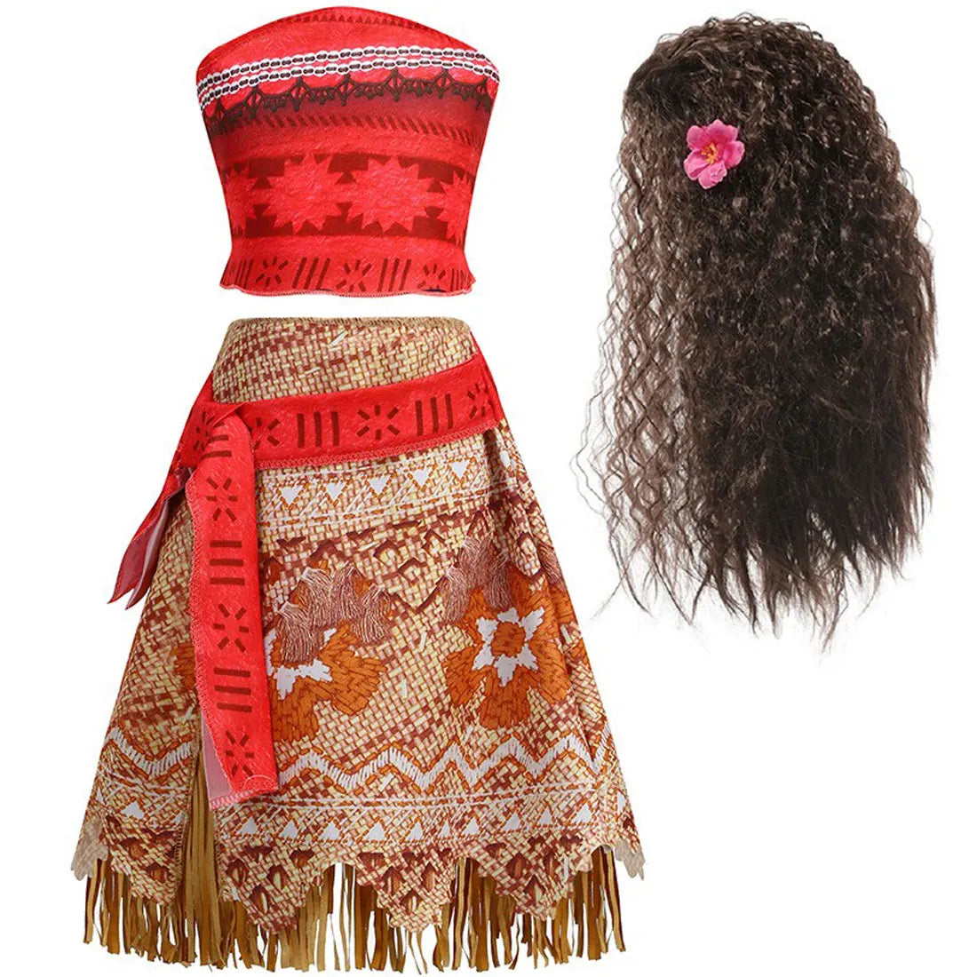 Moana Princess Costume Dress for Girls