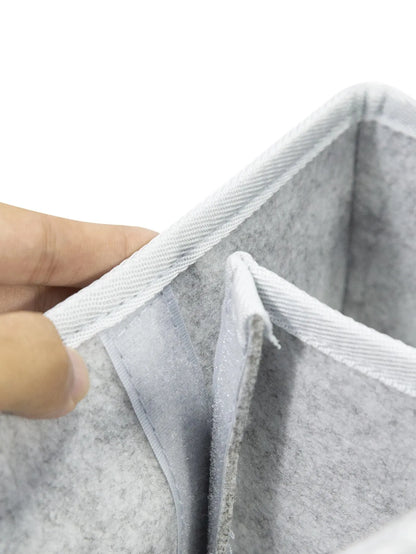 Diaper Caddy Organizer – Foldable Felt Storage Tote Bag