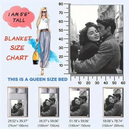 Custom Photo Blanket – Personalized Flannel Throw