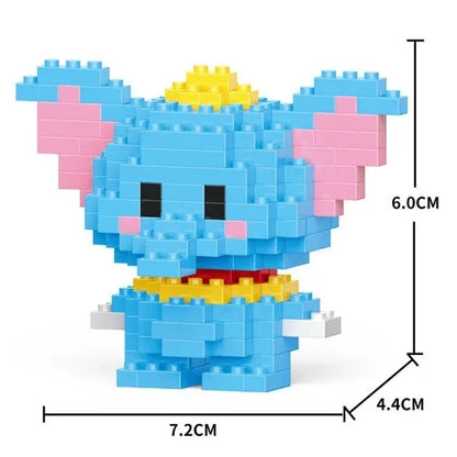 Disney Mini Building Blocks Figure – Mickey Minnie Princess Brick Toy