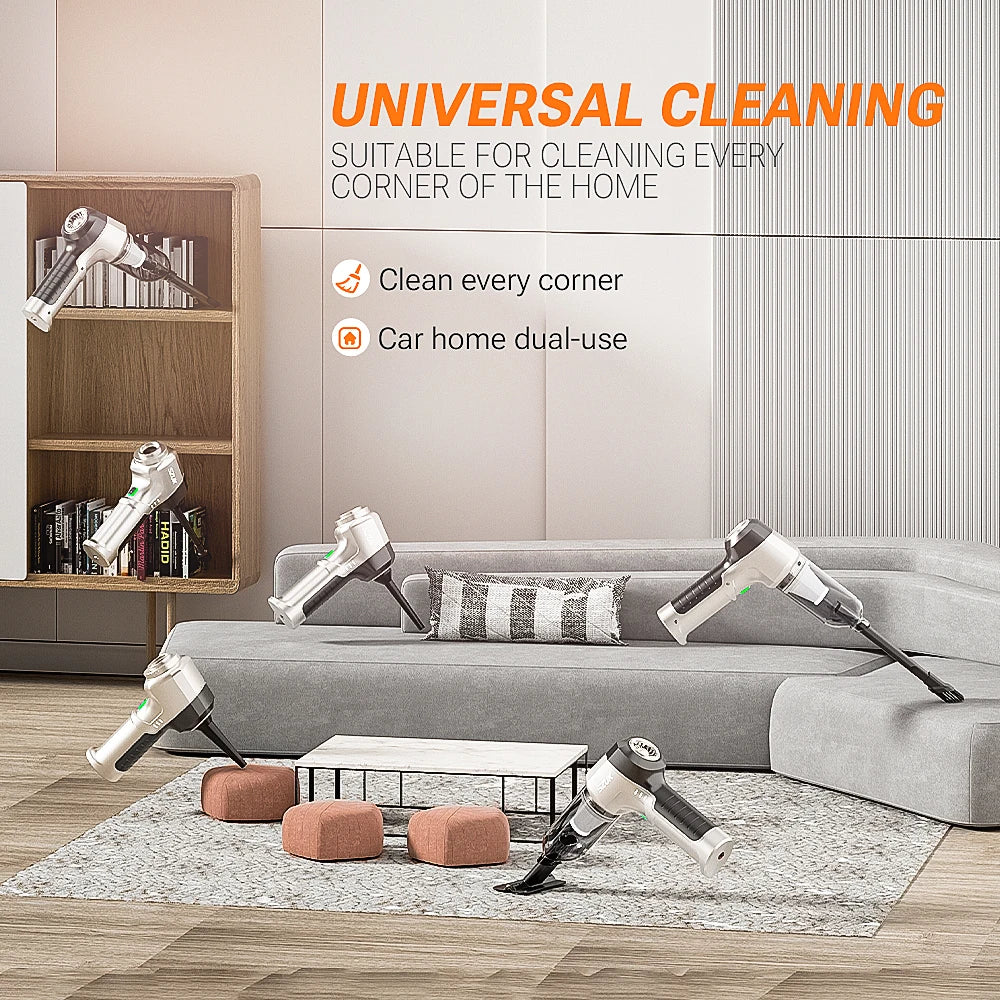 SZUK Cordless Car Vacuum Cleaner – 99,870Pa Strong Suction Handheld