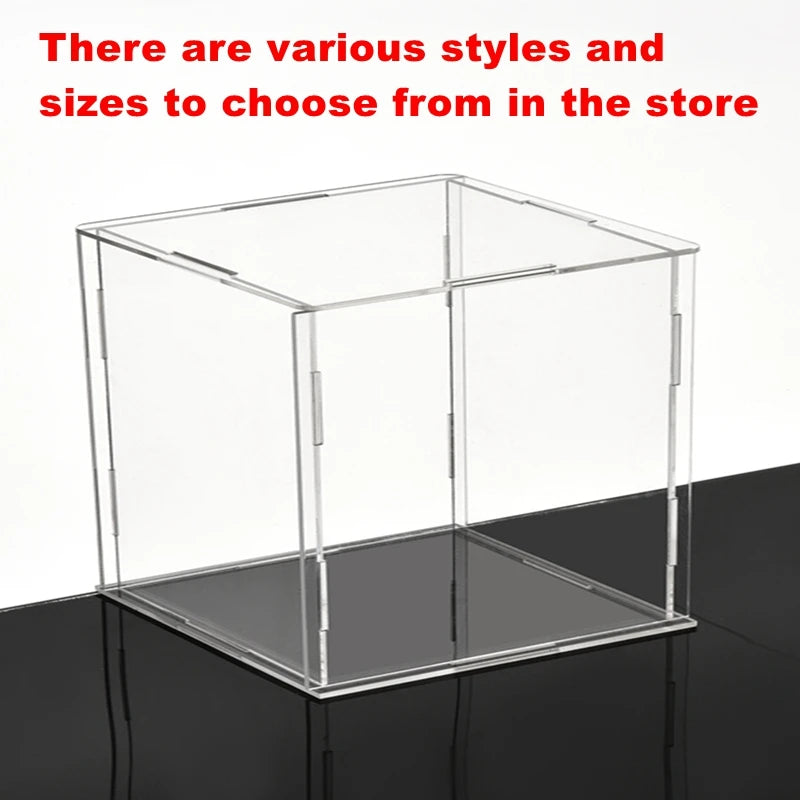 Clear Acrylic Display Box – Dustproof Protection Case