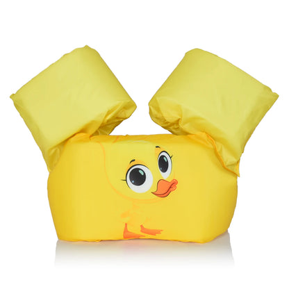 Kids Swim Float Vest with Arm Sleeves – Cartoon Design